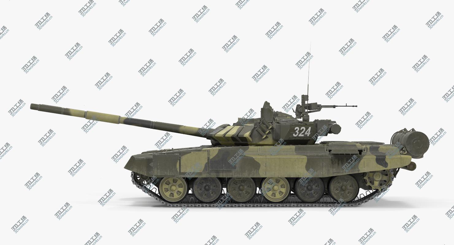 images/goods_img/2021040165/T72 Main Battle Tank Camo Rigged/3.jpg